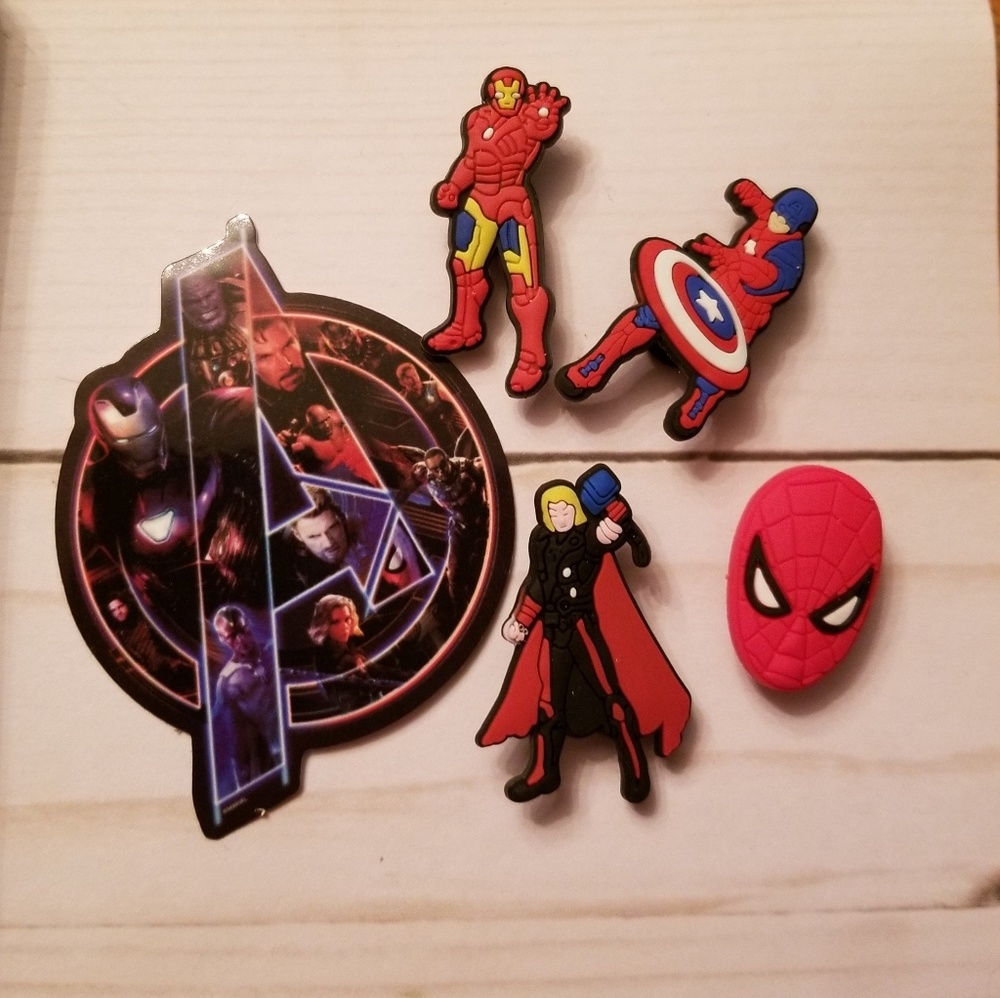 Avenger jibbitz set